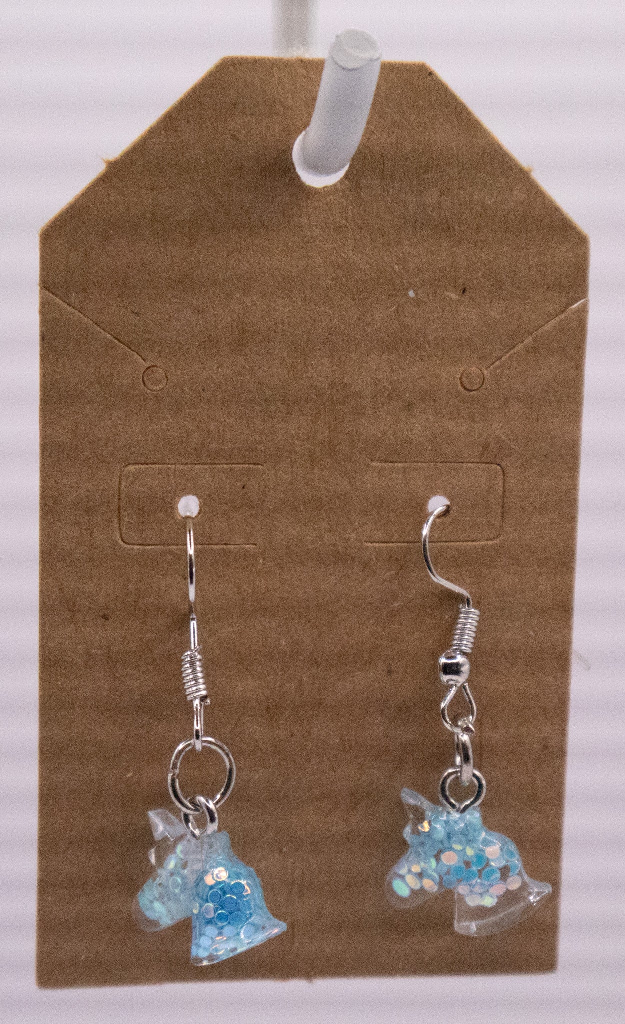 Light Blue Glitter Unicorns