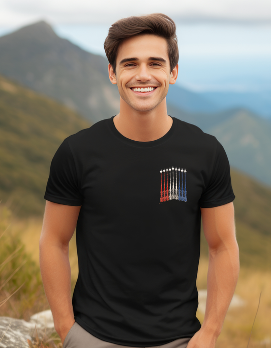 Jet Red, White and Blue