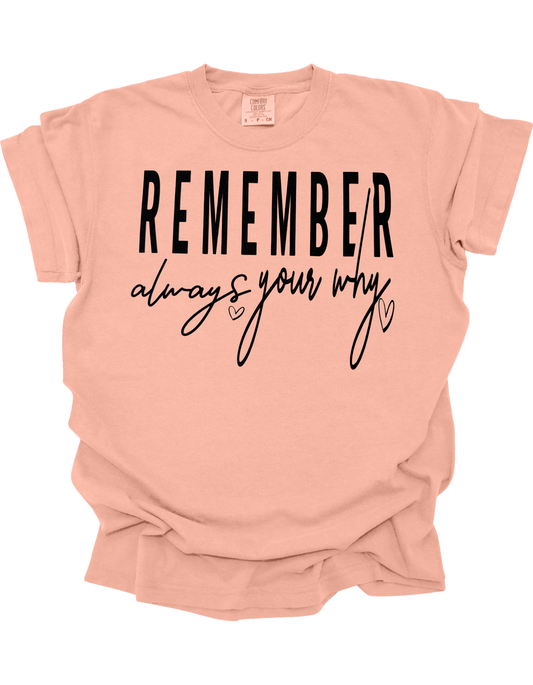 Remember Always Your Why
