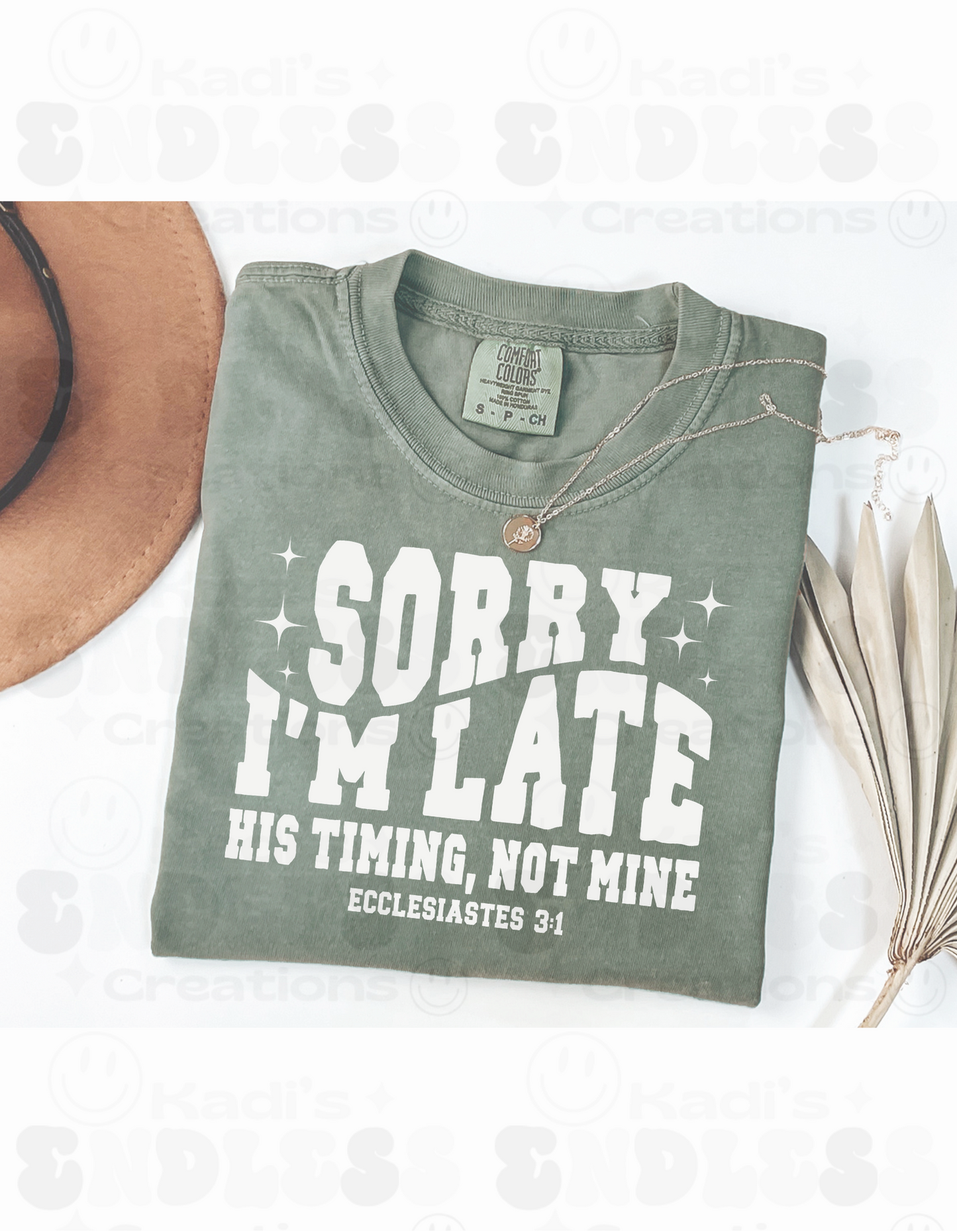 Sorry I'm Late. His Timing, Not Mine.
