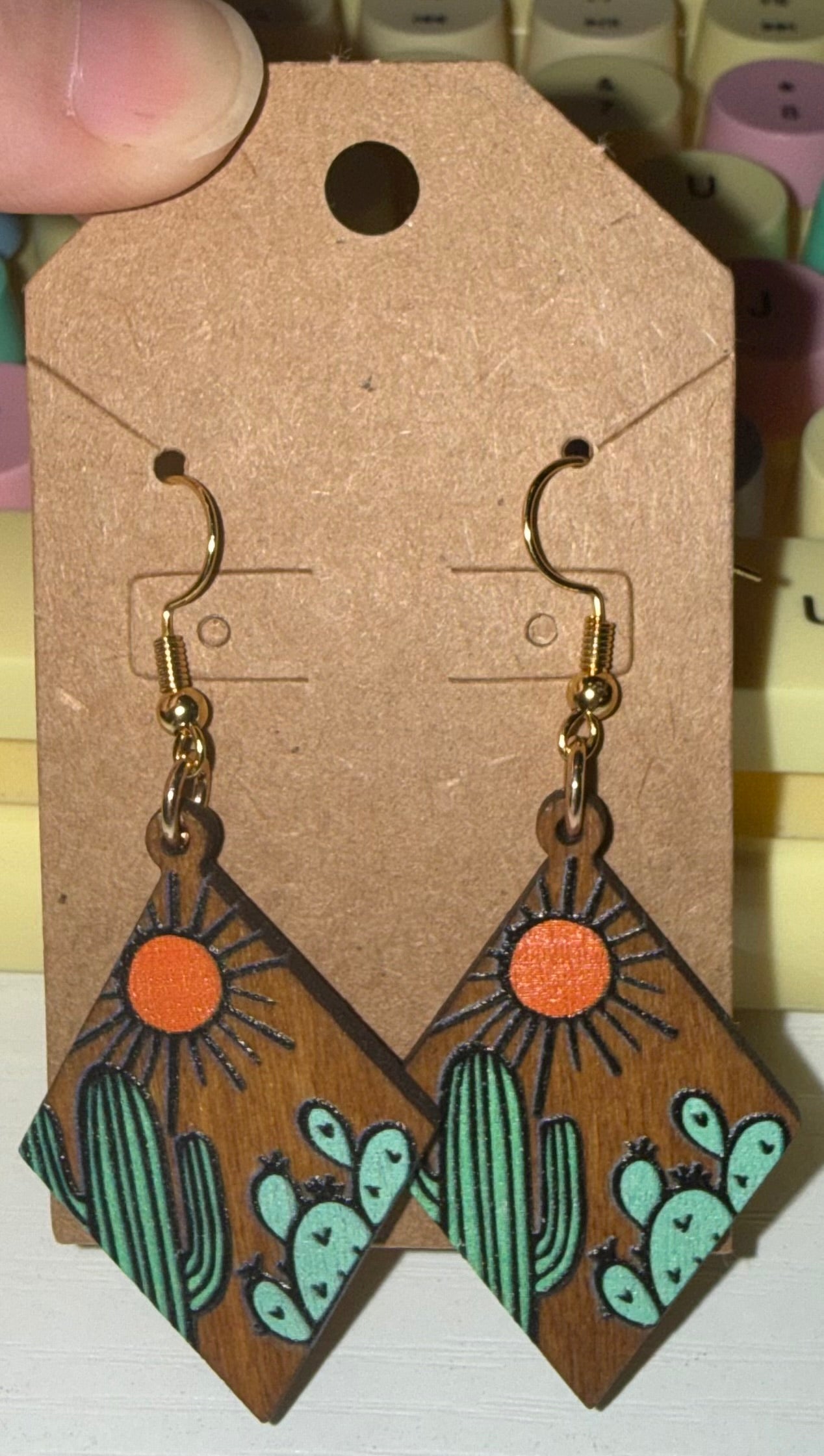 Diamond Shaped Desert Landscape