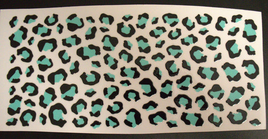 Blue Cheetah Print
