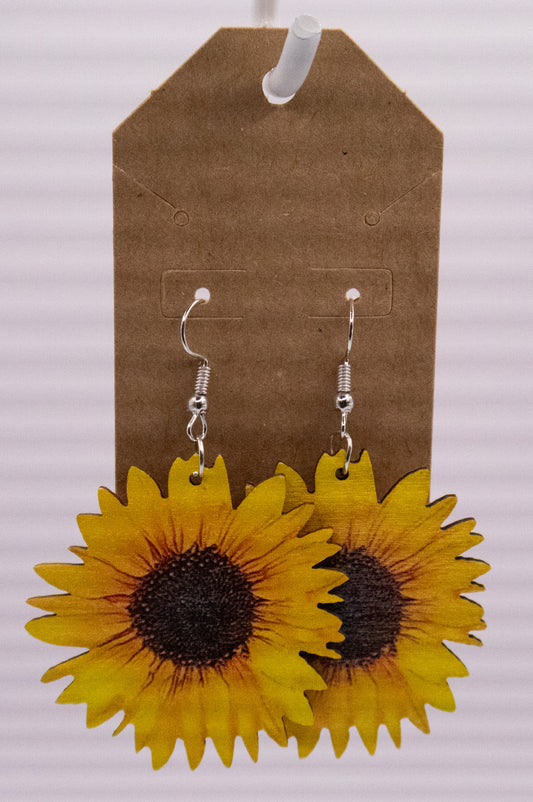 Wooden Sunflowers