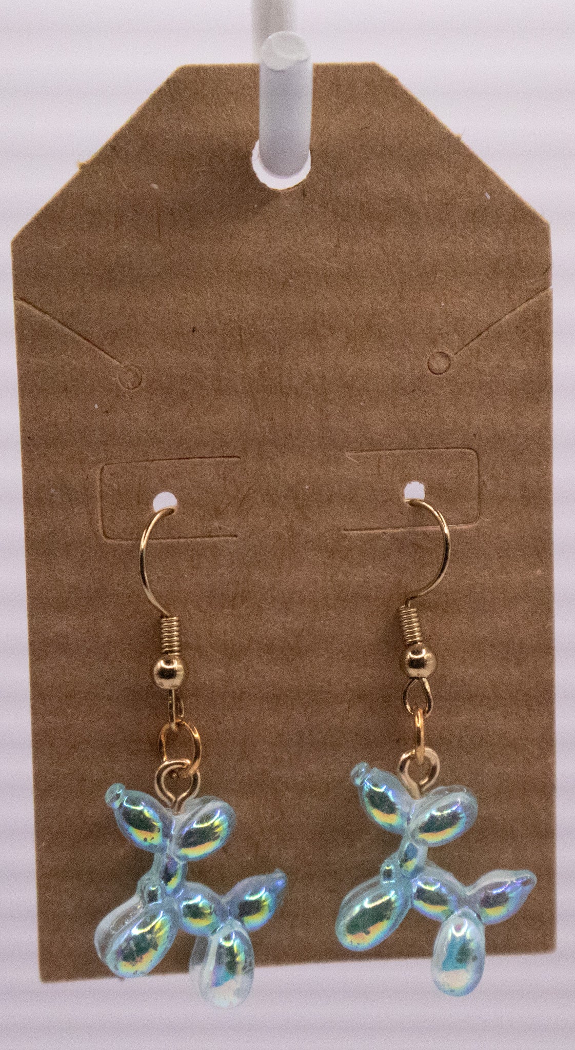 Light Blue Translucent Balloon Dogs