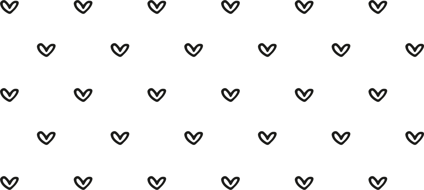 Mini Black Hearts