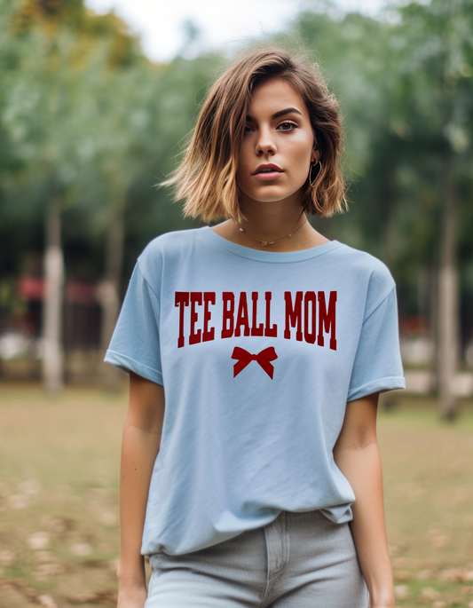 T-Ball Mom Red